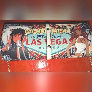 Colorful medium rectangle hand purse